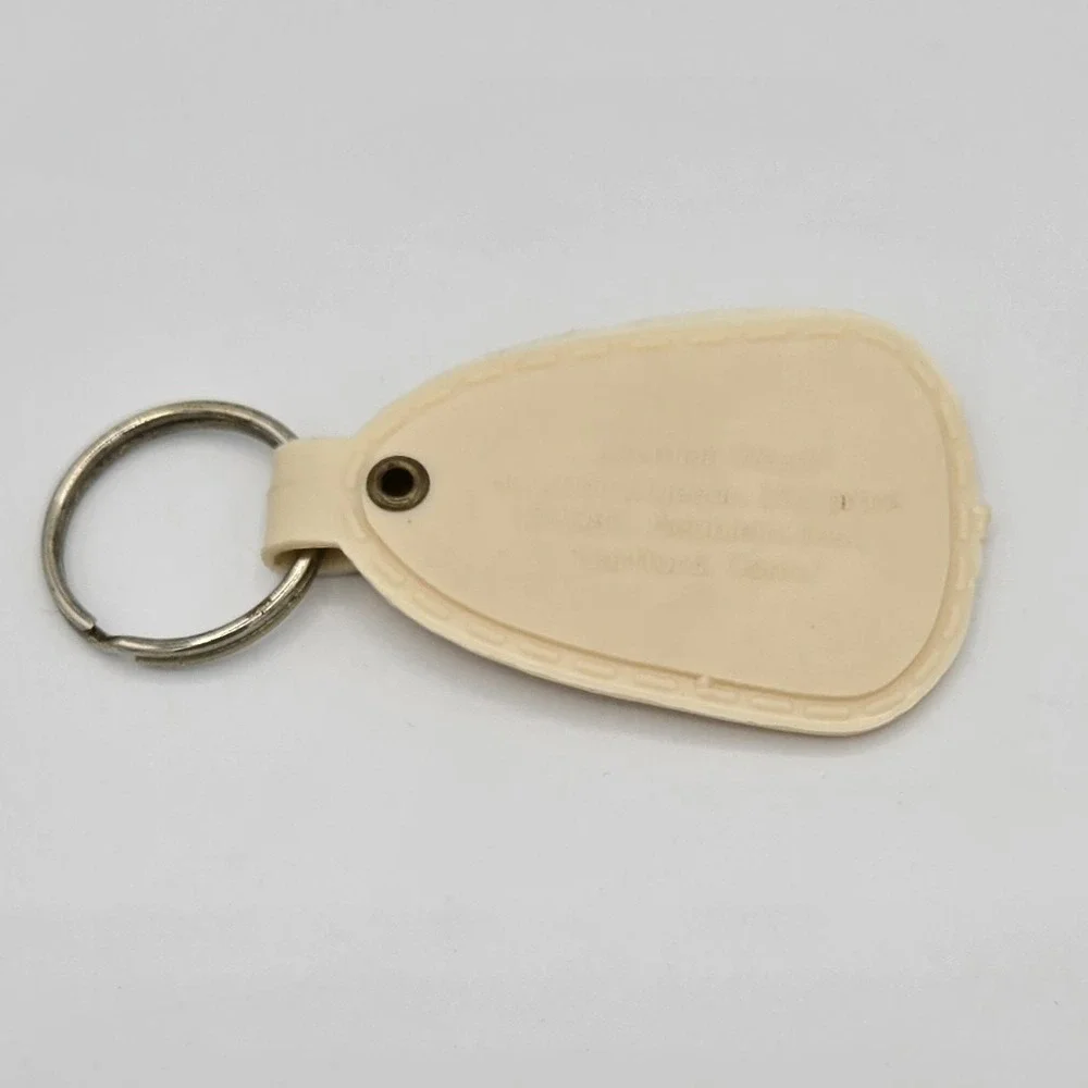 Vtg 100 Proof Jeremiah Weed He was a hellava good‎ railroad  man key ring fob
